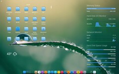 Área de trabalho do Bluestar Linux 6.11.3 (Fonte da imagem: Bluestar Linux no SourceForge)