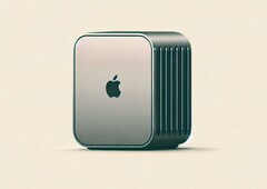 Appleo próximo Mac Mini da Apple com o silício M4 provavelmente apresentará uma grande reformulação. (Fonte da imagem: DALL-E)