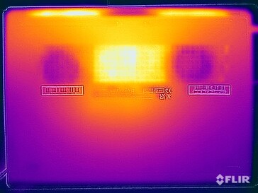 Teste de estresse de temperatura da superfície (parte inferior)