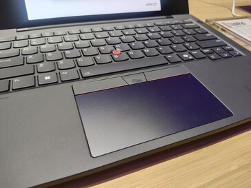 Lenovo ThinkPad T14s Gen 6 AMD: Touchpad (fonte da imagem: Benjamin Herzig)