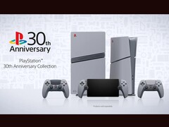 A edição estritamente limitada do 30º aniversário do PS5 Pro se esgotou em pouco tempo e agora está sendo oferecida por cambistas a preços absurdamente altos. (Fonte da imagem: PlayStation)