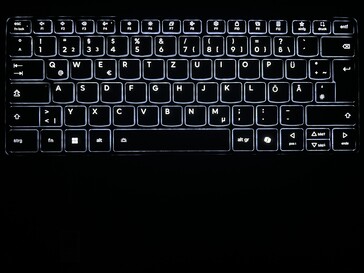 Iluminação do teclado