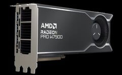 A Radeon PRO W7900 é uma poderosa placa de vídeo para criadores. (Fonte da imagem: AMD)