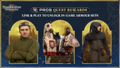 O Alluring Wreath, o caparison Lords of Skalitz, o Warhorse Armor Set e o Cutpurse Armor Set, anteriormente disponíveis apenas por meio de drops do Twitch. (Fonte da imagem: Steam)