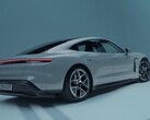 O Porsche Taycan 2025 começa com pouco menos de US$ 100 mil para o modelo básico. (Fonte: Porsche)