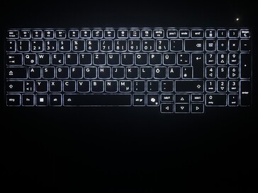 Iluminação do teclado