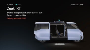 O robovan by Zeekr, da Waymo, seria a primeira marca chinesa de veículos elétricos a chegar aos EUA