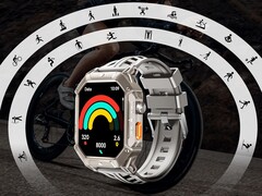 O smartwatch Oukitel BT80 tem duração de até 100 dias. (Fonte da imagem: Oukitel)