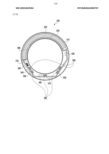 Imagem da patente, Samsung Ring (Fonte da imagem: Patentscope)