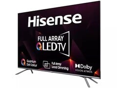 A ação judicial contra a Hisense alega que a empresa apresentou erroneamente seus televisores como tendo a tecnologia QLED. (Fonte da imagem: Hisense)