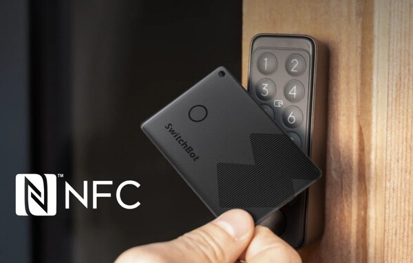 O cartão SwitchBot Wallet Finder tem NFC, portanto, pode destravar fechaduras compatíveis. (Fonte da imagem: SwitchBot).