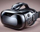 Maquete de um "fone de ouvido Samsung VR". Fonte: Notebookcheck via DALL-E 3 