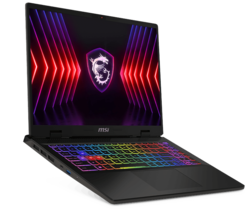 MSI Sword 16 HX B14VGKG. Unidade de análise cortesia da MSI Índia.