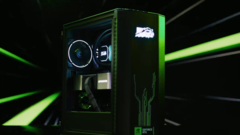 Um jogador sortudo pode ganhar um PC para jogos por meio do último sorteio da Nvidia (fonte da imagem: GeForce on X)