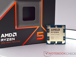 O AMD Ryzen 5 9600X analisado: amostra de teste fornecida pela AMD Alemanha.