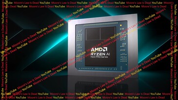 As APUs Strix Halo podem estar levando o nome "Ryzen AI Max Pro". (Fonte da imagem: Moore's Law Is Dead)