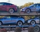 A Tesla China já está enviando unidades do Model Y Juniper (Fonte da imagem: DriveGreen/X)