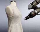 O MIT Self Assembly Lab criou um protótipo de um método de produção de vestidos de malha 4D que garante o ajuste perfeito usando calor. (Fonte: MIT Self Assembly Lab)