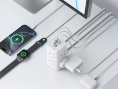 A USB Power Strip da Anker (12 em 1, 20 W) já está disponível no Reino Unido e na Alemanha. (Fonte da imagem: Anker)