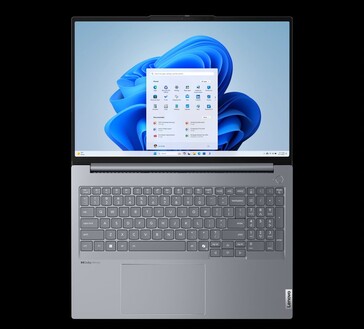 Tela e teclado do Lenovo ThinkBook 16 G7+ (fonte da imagem: Lenovo)