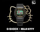 O Casio G-SHOCK x Hello Kitty DW-5600KT24-1 JR. (Fonte da imagem: Casio)