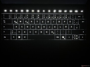 Luz de fundo do teclado