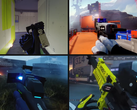 Uma captura de tela de algumas das armas secundárias e rifles de precisão de Marathon que fazem referência às armas de Halo