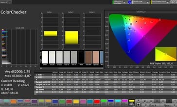 Precisão de cores CalMAN