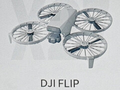 O DJI Flip parece ser um dos drones de consumo mais estranhos da DJI até o momento. (Fonte da imagem: YueYue via @JasperEllens)