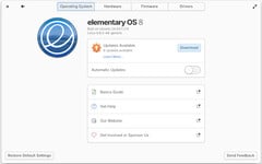 As atualizações do sistema passam para as Configurações do sistema no elementary OS 8 (Fonte da imagem: elementary Blog)