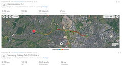 Viagem de teste GNSS: Resumo