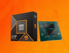 As CPUs clientes Zen 5 &quot;Granite Ridge&quot; apresentam dois CCDs com até 8 núcleos de trabalho cada. (Fonte da imagem: AMD, Lucas K no Unsplash, editar)