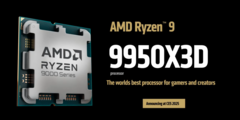 O AMD Ryzen 9 9950X3D e o Ryzen 9 9900X3D agora são oficiais (fonte da imagem: AMD)