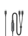 O cabo 2 em 1 USB-C para USB-C da Anker (180 cm, 140W, trançado). (Fonte da imagem: Anker)