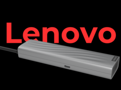 A NPU dedicada no Lenovo AI Stick (foto) processa a 32 TOPS. (Fonte da imagem: Lenovo, editado)