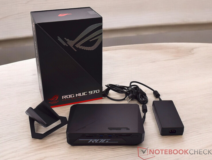 O escopo de entrega do Asus ROG NUC