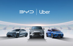 A BYD venderá 100.000 carros elétricos para a Uber (Fonte da imagem: Uber)