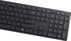 O novo teclado de colaboração com fio da Dell tem teclas dedicadas para videoconferência. (Imagem via Dell)