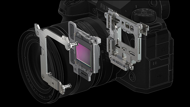 A X-T50 da Fujifilm contará com um hardware de estabilização semelhante ao da X-T5. (Fonte da imagem: Fujifilm)