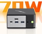 O mini PC GMK Evo X1 contará com um TDP de 70 W para sua APU Ryzen AI HX 370. (Fonte da imagem: Bilibili)