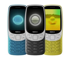 O Nokia 3210 2024 foi fotografado em três cores até o momento. (Fonte da imagem: WinFuture &amp;amp; @rquandt)