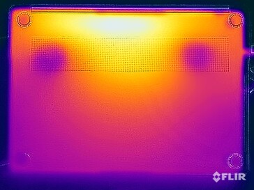 Teste de estresse de temperatura da superfície (parte inferior)