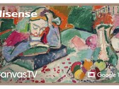 A Hisense S7N CanvasTV só exibe obras de arte quando percebe a presença de alguém na sala. (Fonte da imagem: Hisense)