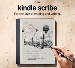 O Kindle Scribe 2024 tem molduras brancas para um visual mais limpo. (Fonte da imagem: Amazon)