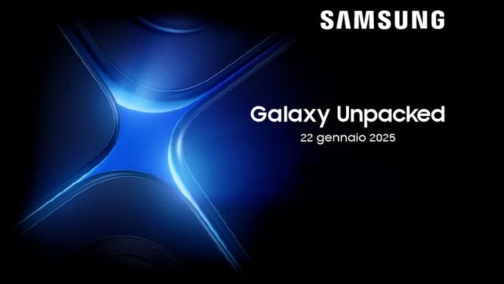 Vazamento do pôster do evento Galaxy Unpacked (Fonte da imagem: Evan Blass)