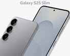 O Galaxy S25 Slim ainda pode ser oferecido como um telefone totalmente desbloqueado nos EUA (Fonte da imagem: OnLeaks e SmartPix - editado)