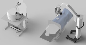 O robô de microcirurgia da Sony é operado remotamente a partir de um console de mesa, eliminando as horas em pé. (Fonte: Sony)