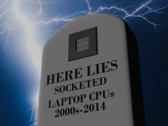 CPUs de laptop com soquete: A lápide de uma era passada (Fonte da imagem: Own)