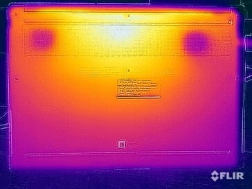 Teste de estresse da temperatura da superfície (parte inferior)