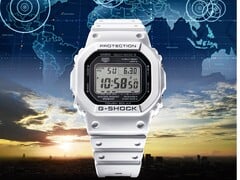 O G-Shock GW-5000HS-7 vem em uma impressionante cor branca. (Fonte da imagem: Casio)